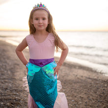 Load image into Gallery viewer, Aqua Mermaid Glimmer Skirt Set
