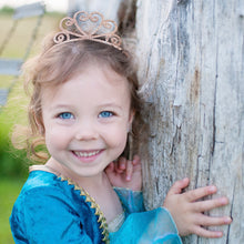 Load image into Gallery viewer, Gold Glitter Tiara