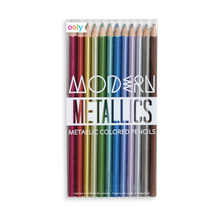Load image into Gallery viewer, Modern Metallic Coloured Pencils