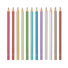 Load image into Gallery viewer, Modern Metallic Coloured Pencils