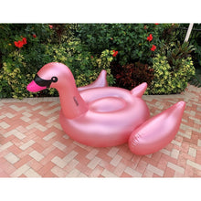 Load image into Gallery viewer, Enormous Rose Gold Swan Float