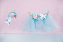 Load image into Gallery viewer, Mermalicious Tutu Pastel/Aqua