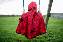 Load image into Gallery viewer, Baby Reversible Spider/Bat Cape