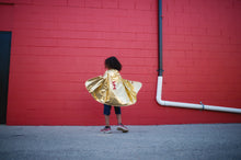 Load image into Gallery viewer, Gold and Red Reversible Wonder Cape