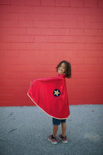 Load image into Gallery viewer, Gold and Red Reversible Wonder Cape