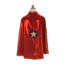 Load image into Gallery viewer, Gold and Red Reversible Wonder Cape