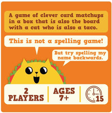 Load image into Gallery viewer, Tacocat Spelled Backwards