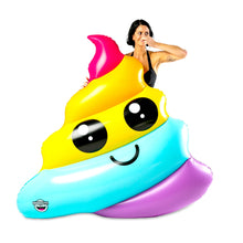 Load image into Gallery viewer, Unicorn Poop Rainbow Pool Float