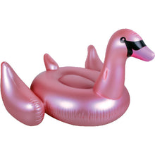 Load image into Gallery viewer, Enormous Rose Gold Swan Float