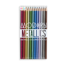 Load image into Gallery viewer, Modern Metallic Coloured Pencils
