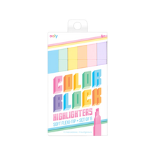 Load image into Gallery viewer, COLOR BLOCK HIGHLIGHTERS - SET OF 6
