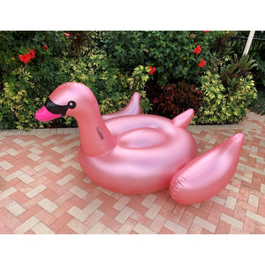 Enormous Rose Gold Swan Float