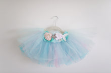 Load image into Gallery viewer, Mermalicious Tutu Pastel/Aqua
