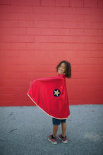 Load image into Gallery viewer, Gold and Red Reversible Wonder Cape
