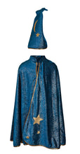 Load image into Gallery viewer, Starry Night Wizard Cape with Hat
