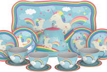 Load image into Gallery viewer, Unicorn Tin Tea Set
