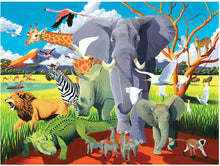 Load image into Gallery viewer, Crocodile Creek Wild Safari Puzzle (500 Pieces)
