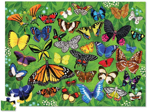 Crocodile Creek Thirty-Six Butterflies 100 Piece Jigsaw Puzzle