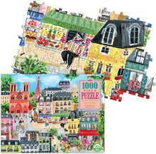Load image into Gallery viewer, eeBoo 1000 Piece Paris in a Day Puzzle
