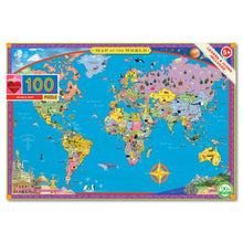 Load image into Gallery viewer, World Map 100-Piece Puzzle

