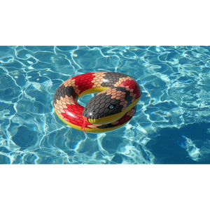 Red Snake Inflatable Coil Float